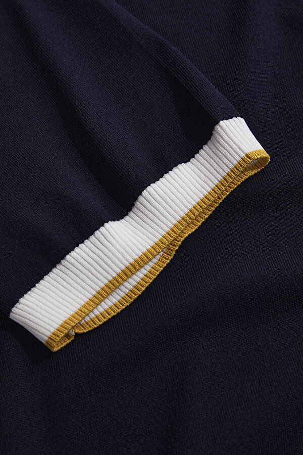 Lacivert Polo Yaka T-Shirt 4