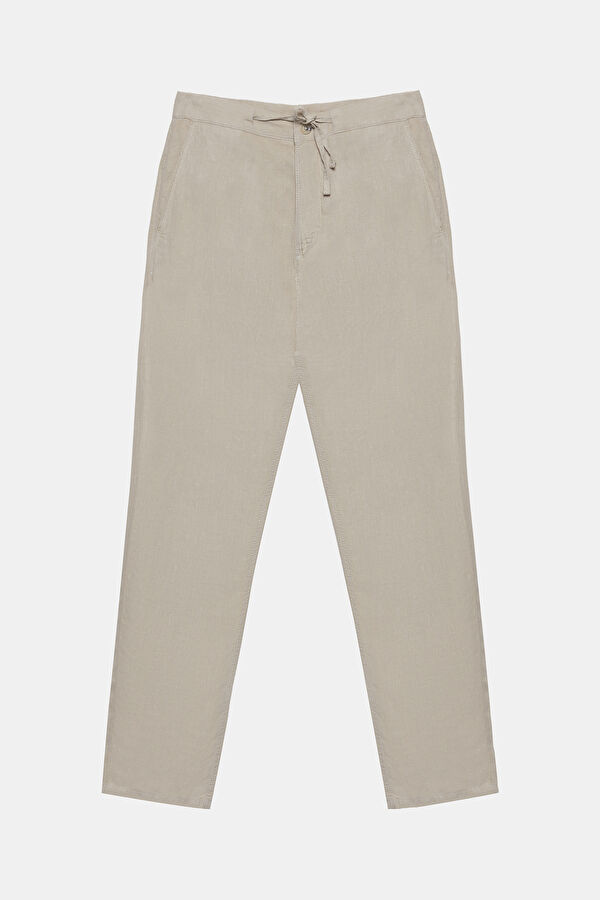 Relax Fit Beige Trousers 4