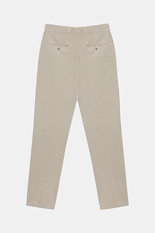 Relax Fit Beige Trousers 5