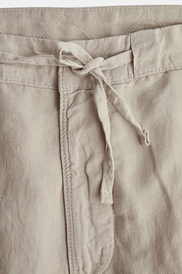 Relax Fit Beige Trousers 6