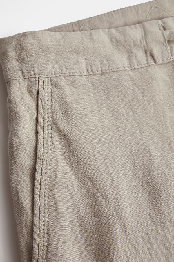 Relax Fit Beige Trousers 7