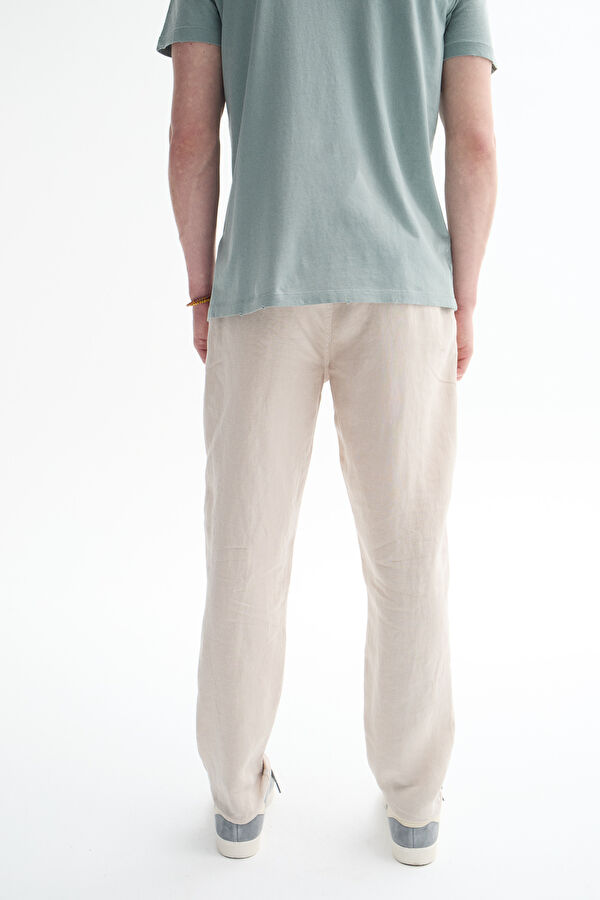 Relax Fit Beige Trousers 3