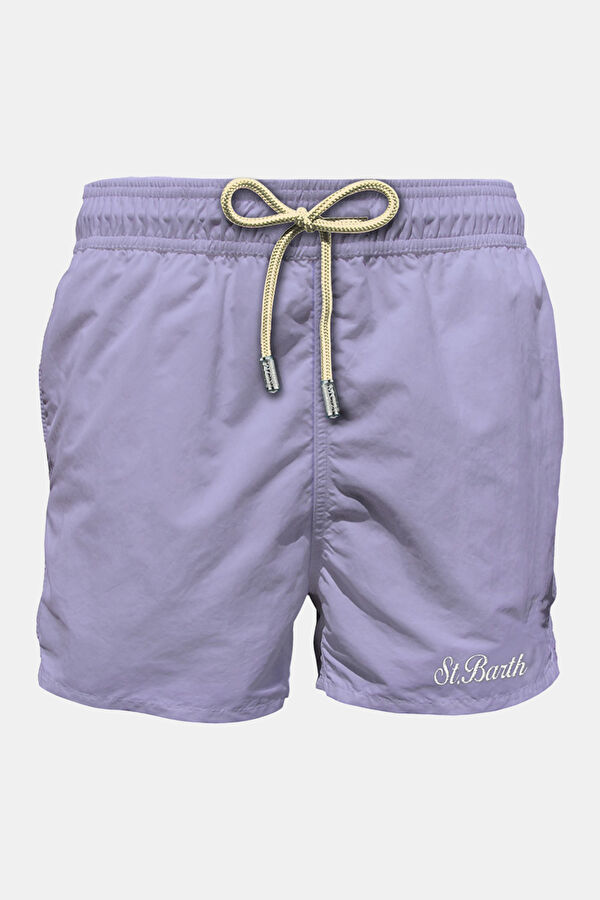 Lilac Elastic Men's Swimsuit