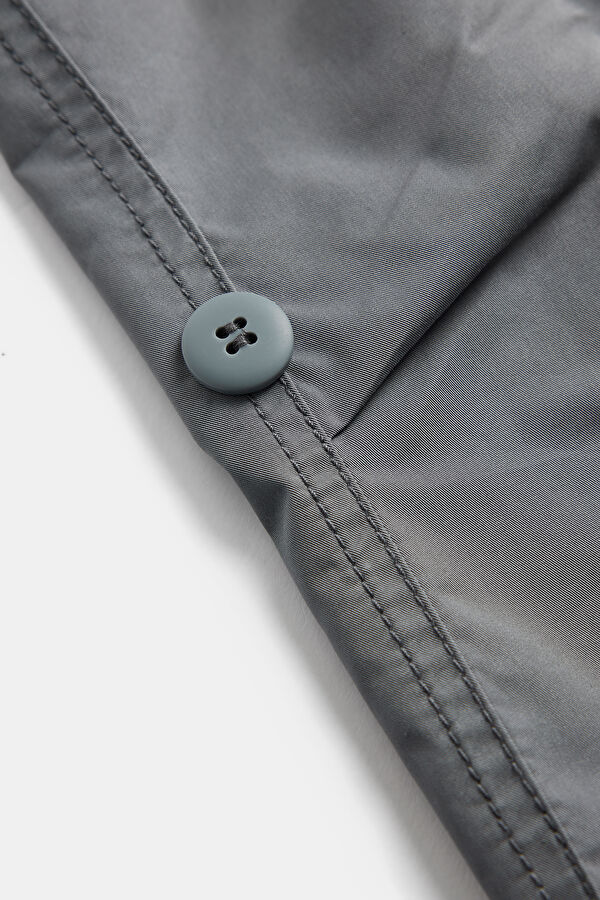 Relax Fit Grey Wide Leg Men's Trousers 8