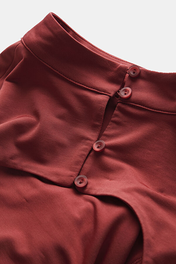 Red Maxi Women's Dress 4