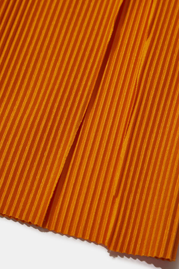 Orange Bicycle Collar Blouse 7