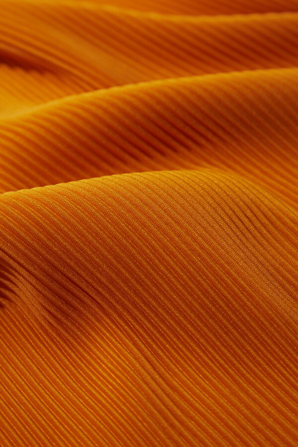 Orange Bicycle Collar Blouse 8