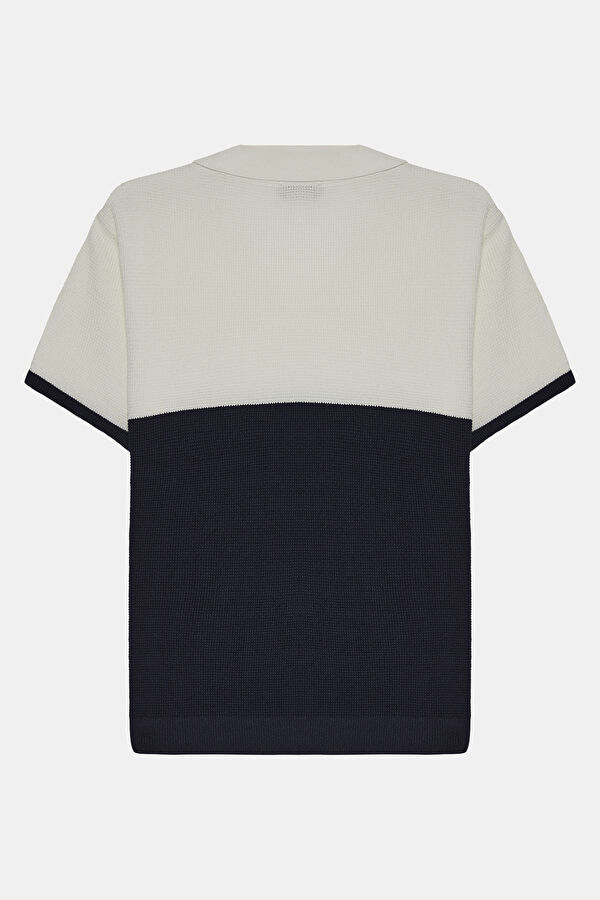 Ekru Polo Yaka T-Shirt 2