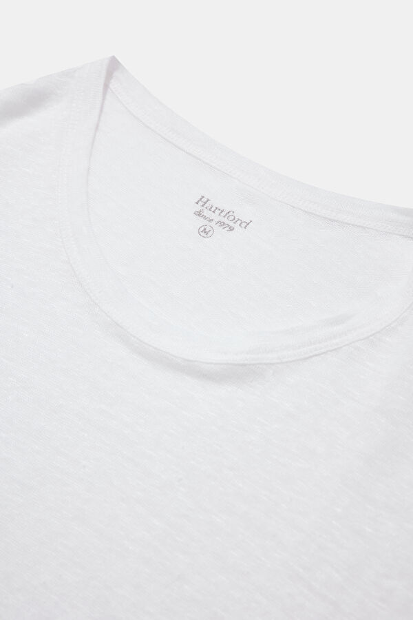 Relax Mold White Crew Neck T-Shirt 3