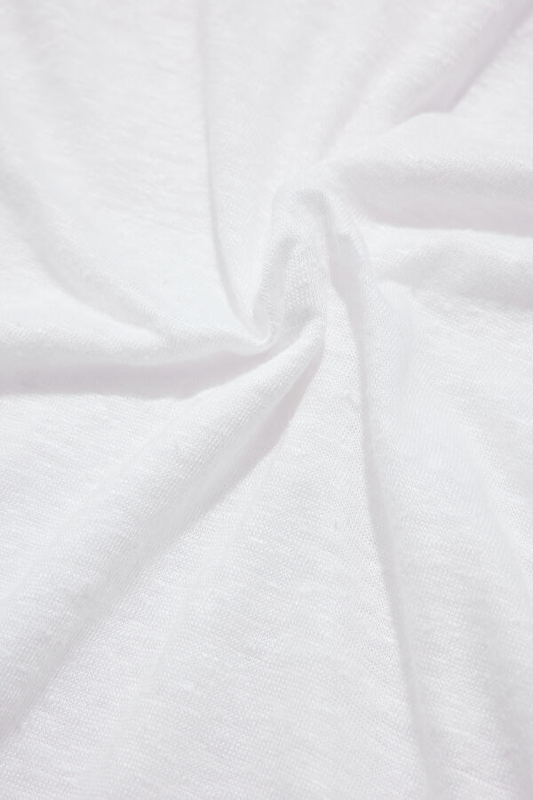 Relax Mold White Crew Neck T-Shirt 4