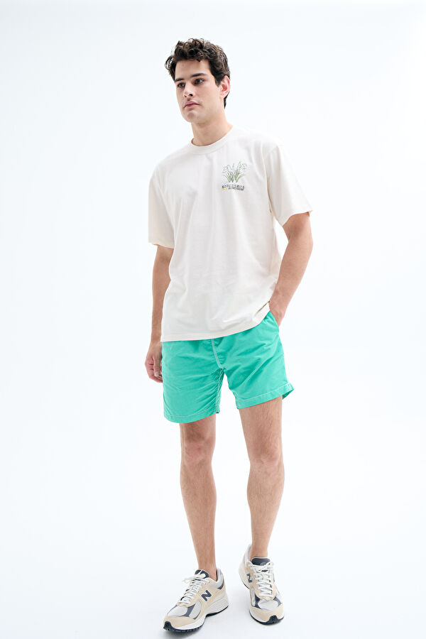 Green Elastic Swimsuit