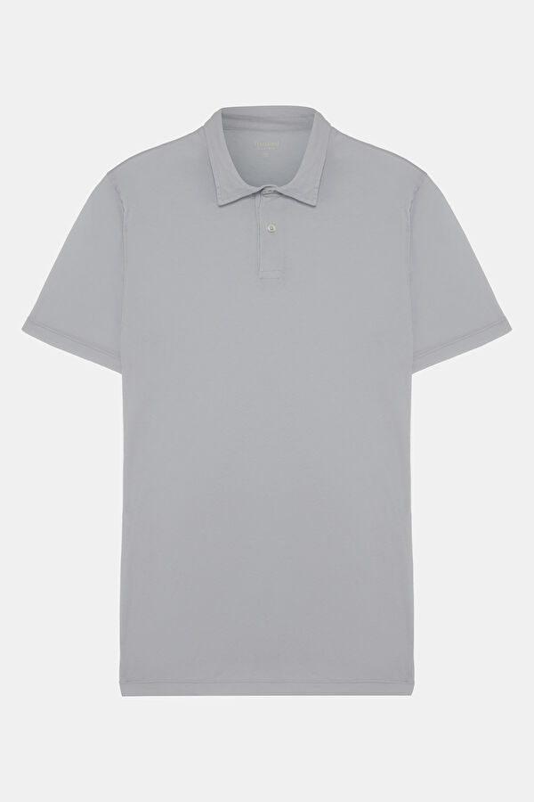 Light Grey Bicycle Collar Tshirt