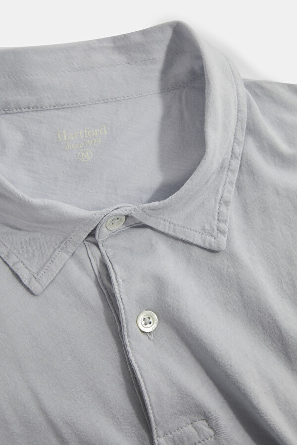 Light Grey Bicycle Collar Tshirt 3