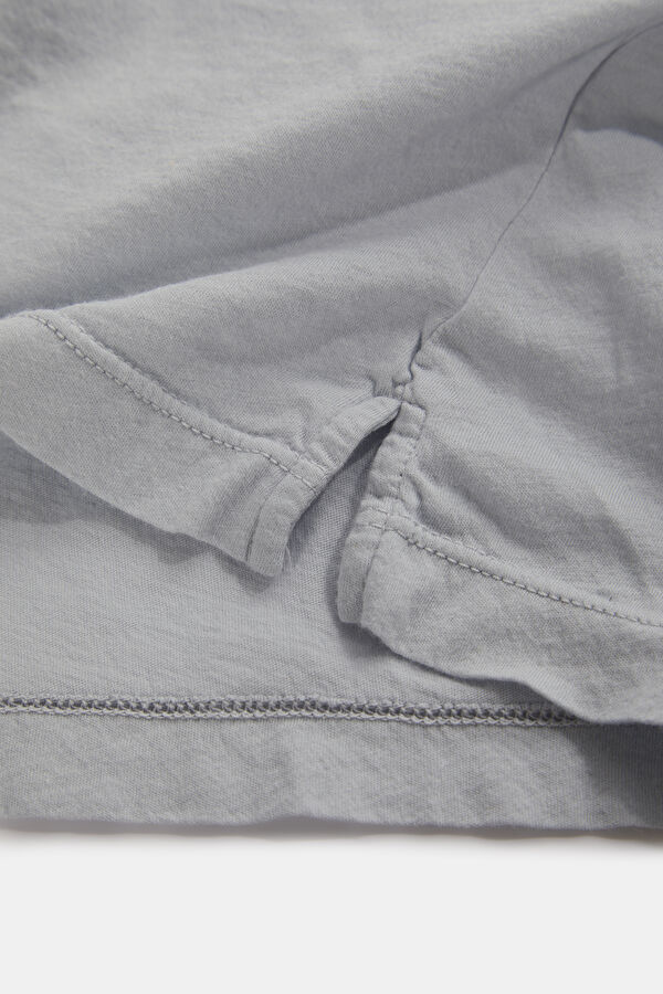 Light Grey Bicycle Collar Tshirt 4