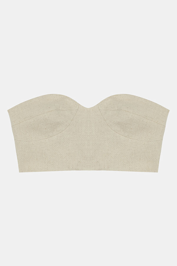 Beige Strappy Women's Blouse