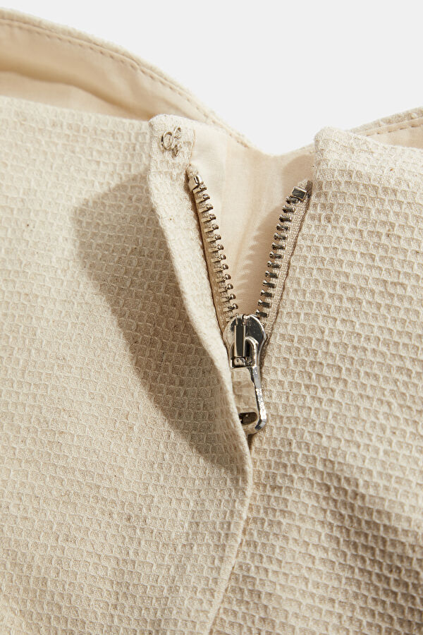 Beige Strappy Women's Blouse 3