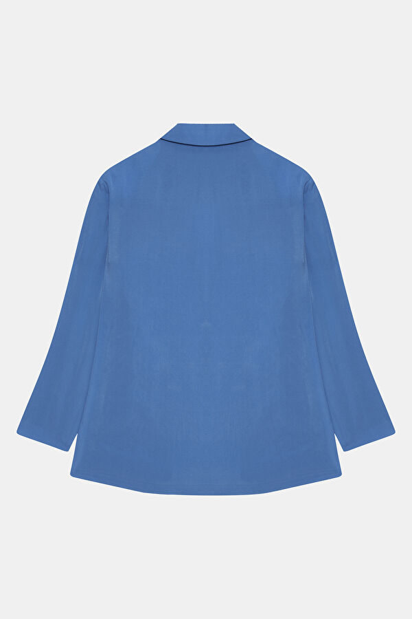 Women's Jacket with Blue Buttons 2