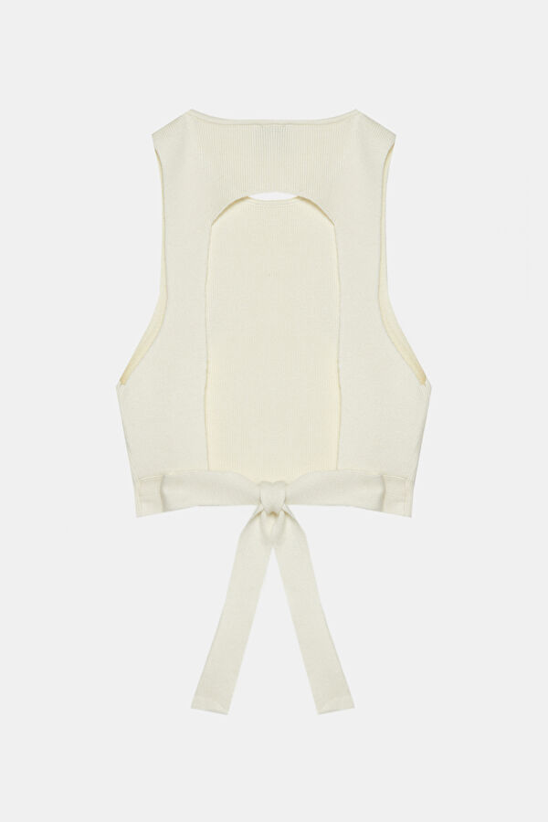 Ecru Bicycle Collar Blouse 5
