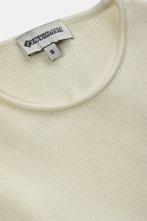 Ecru Bicycle Collar Blouse 6