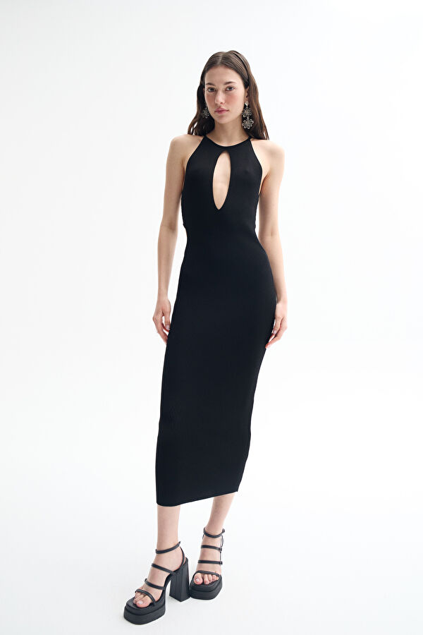 Black Midi Women's Dress