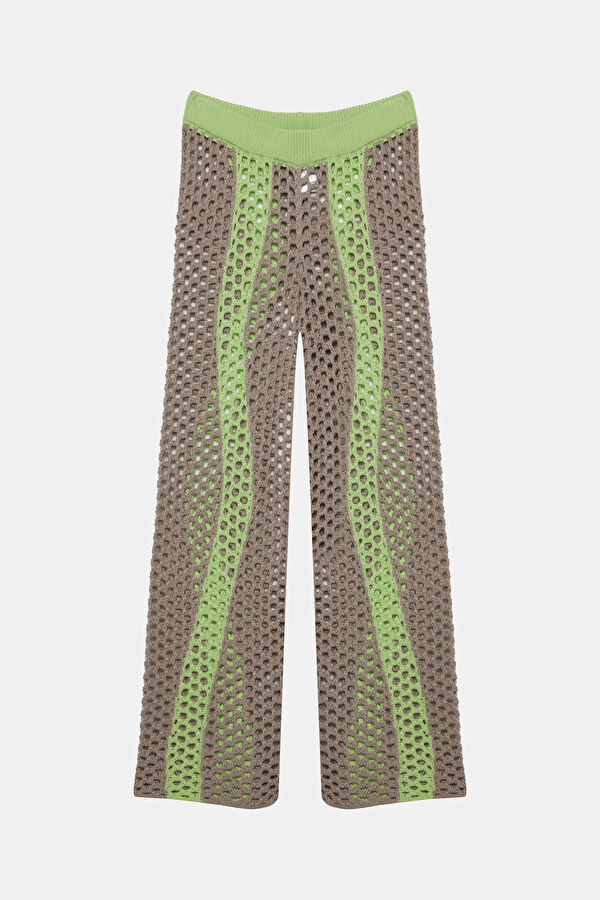 Colorful Wide-Leg Women's Trousers