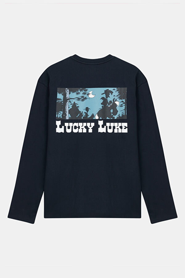 Navy Blue Printed Tshirt 2