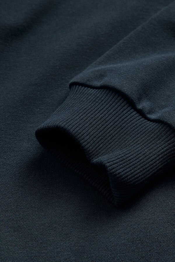 Lacivert Kapuşonlu Sweatshirt 5