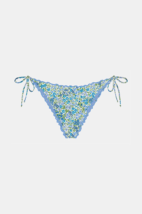Mavi Desenli Bikini 2