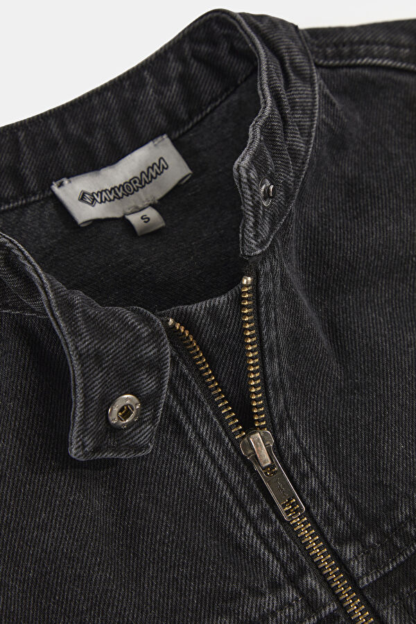 Grey Zip-Up Women's Jacket 3