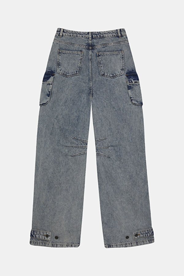 Light Blue Women's Trousers 4
