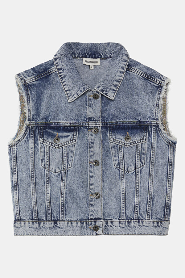 Blue Women's Vest