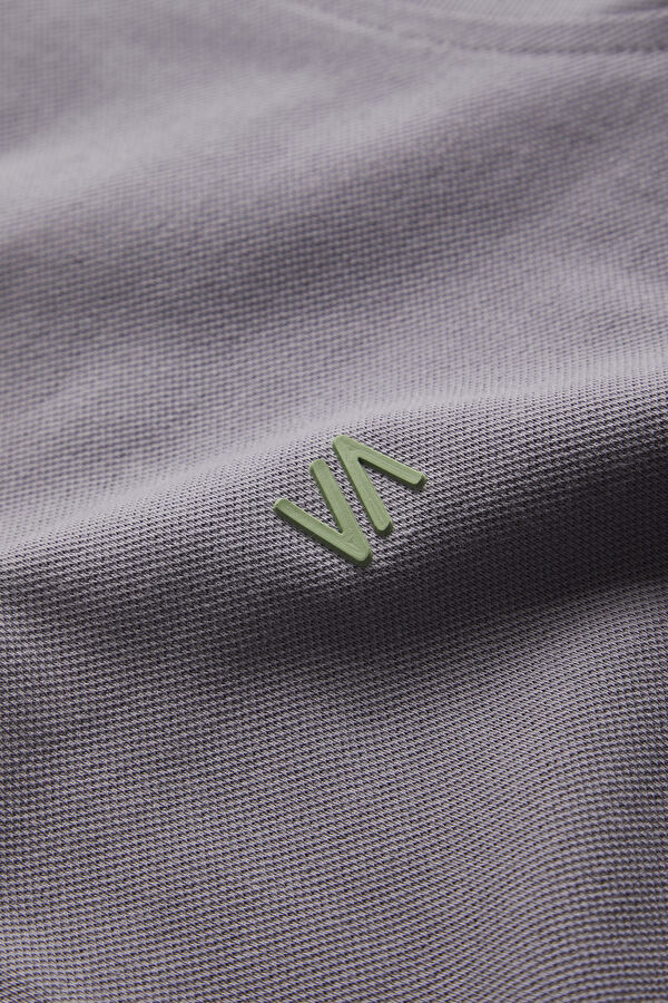 Grey Polo Collar Men's T-Shirt 5