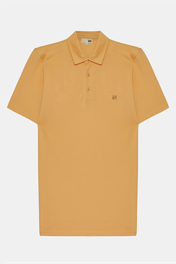 Light Orange Polo Neck Tshirt 4