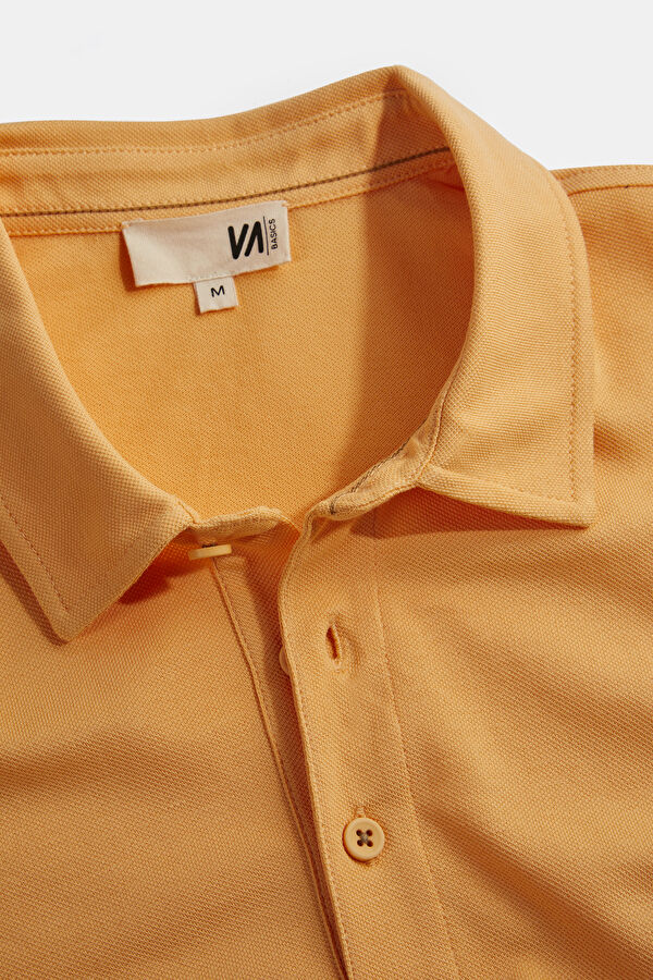 Light Orange Polo Neck Tshirt 6