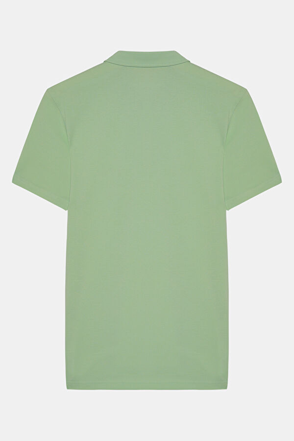 Light Green Polo Neck T-Shirt 5
