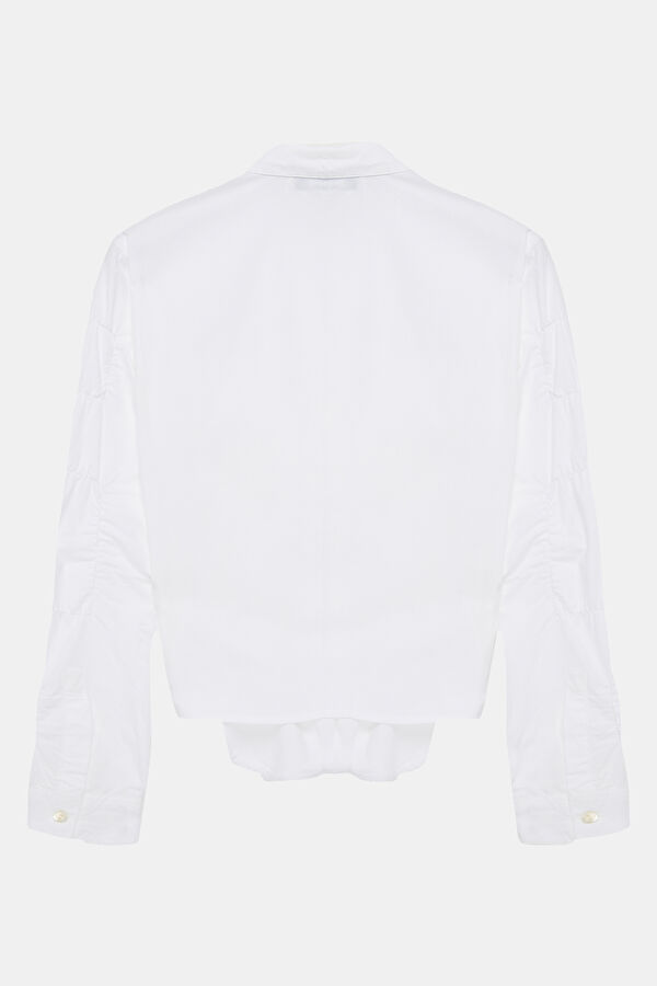 Tailored Beyaz Hakim Yaka Gömlek 4
