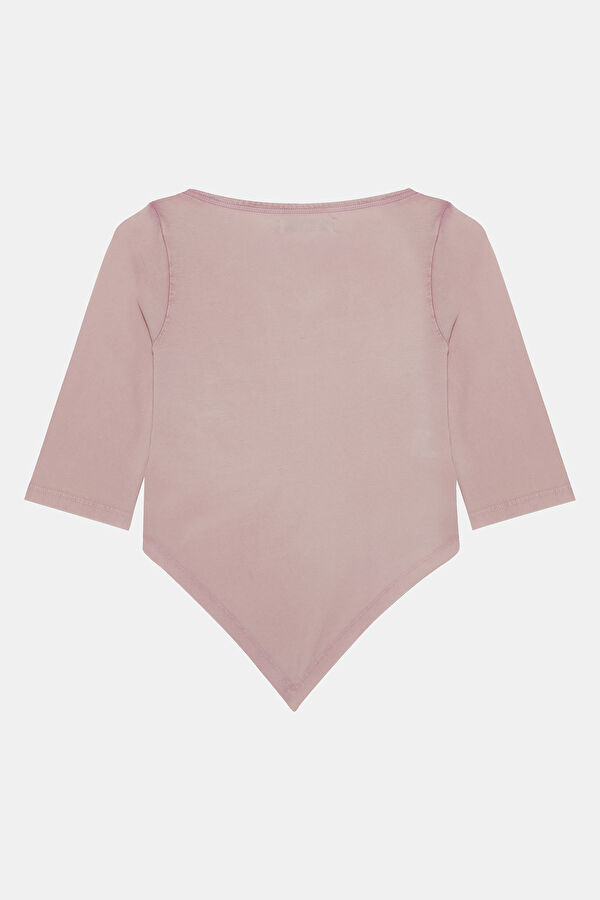 Açık Pembe O Yaka T-Shirt 2