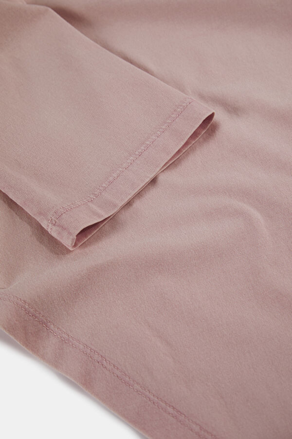 Açık Pembe O Yaka T-Shirt 4