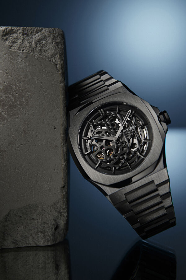 Gun Metal Kol Saati 8