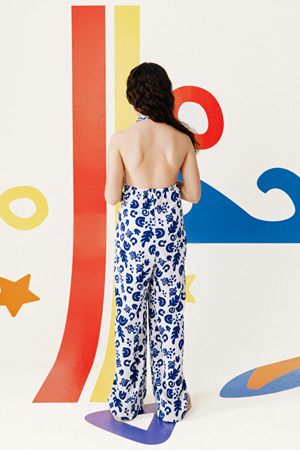 Multicolored Patterned Children's Jumpsuit 3