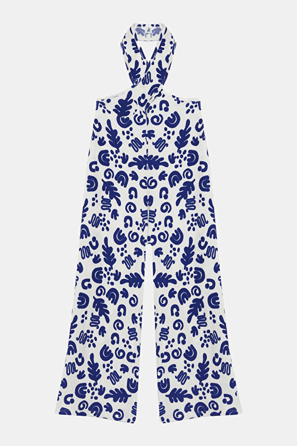 Multicolored Patterned Children's Jumpsuit 4