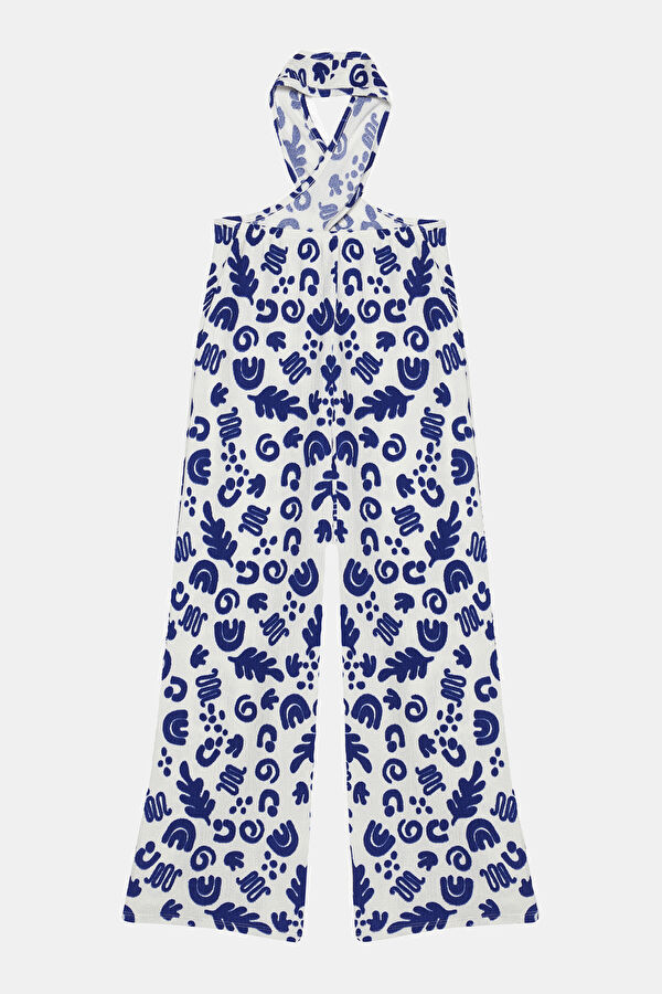Multicolored Patterned Children's Jumpsuit 5