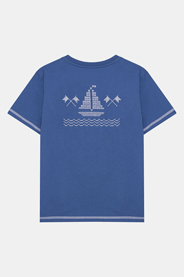 Mavi Bisiklet Yaka Çocuk T-Shirt 3