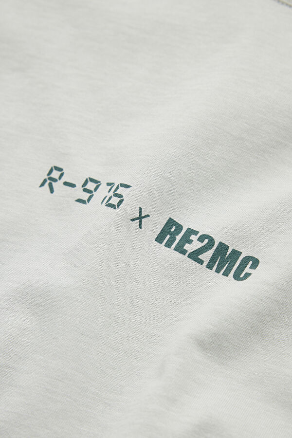 Light Grey Crew Neck Printed Men's T-Shirt 4