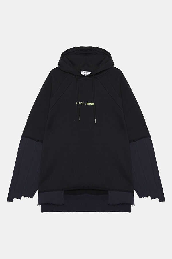 Men's Black Hooded Sweatshirt