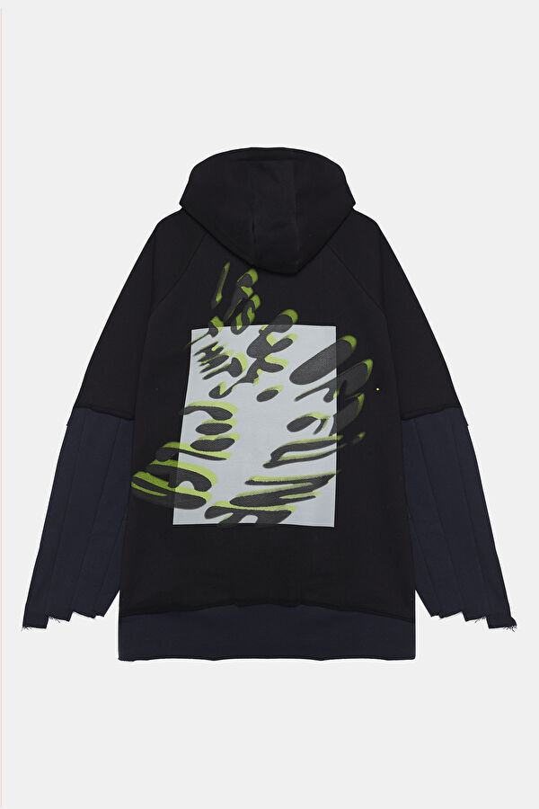 Men's Black Hooded Sweatshirt 2