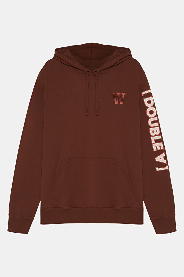 Coffee Relax Fit Hooded Men's Sweatshirt 4