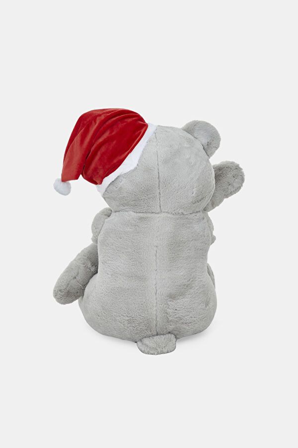 Large Yılbaşı Şapkalı Gri 70 cm 3