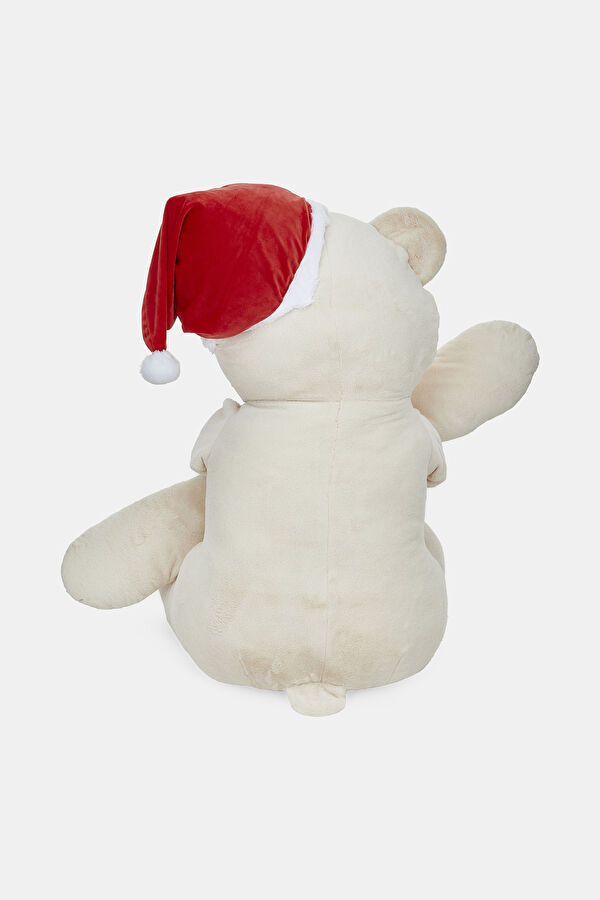 X-Large Yılbaşı Şapkalı Bej 110 cm 3