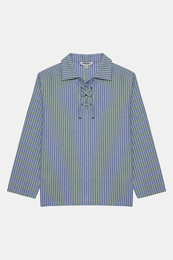 Multicolored Striped Pattern Children's Shirt 3